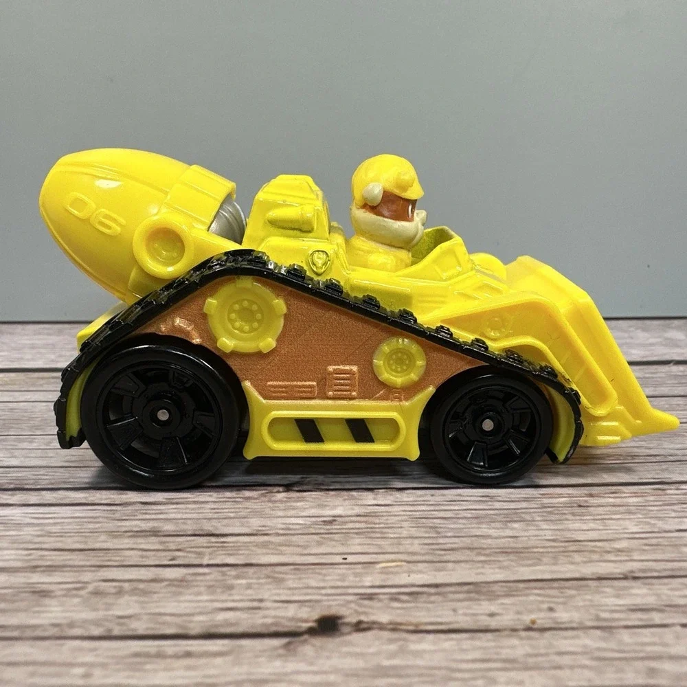 Spin Master SML Nickelodeon Paw‎ Patrol Rubble Yellow Die-Cast 3 1/2